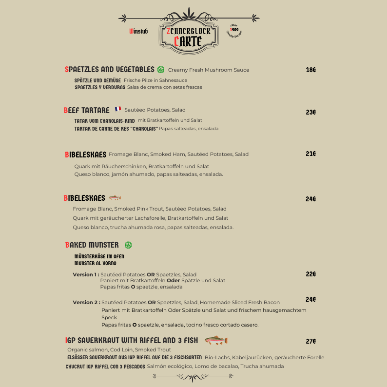 carte winstub authentique strasbourg